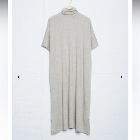 LAUREN MANOOGIAN Turtleneck Caftan Overcast (Pale Grey) size 1 - Picture 7 of 7